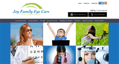 Desktop Screenshot of joyfamilyeyecare.com